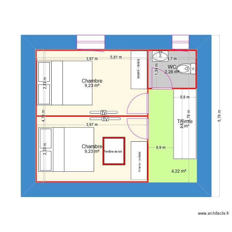 étage MITHRA. Plan de 0 pièce et 0 m2
