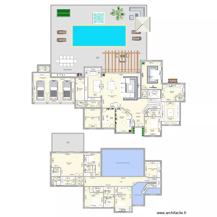 Maison ultime. Plan de 