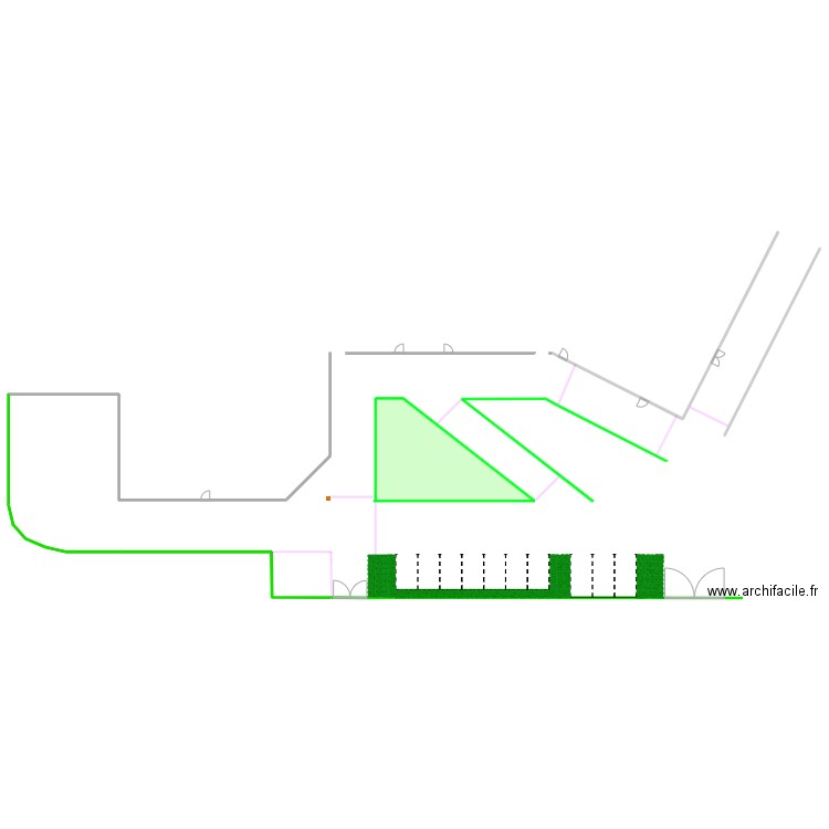 plan ecole. Plan de 1 pièce et 122 m2