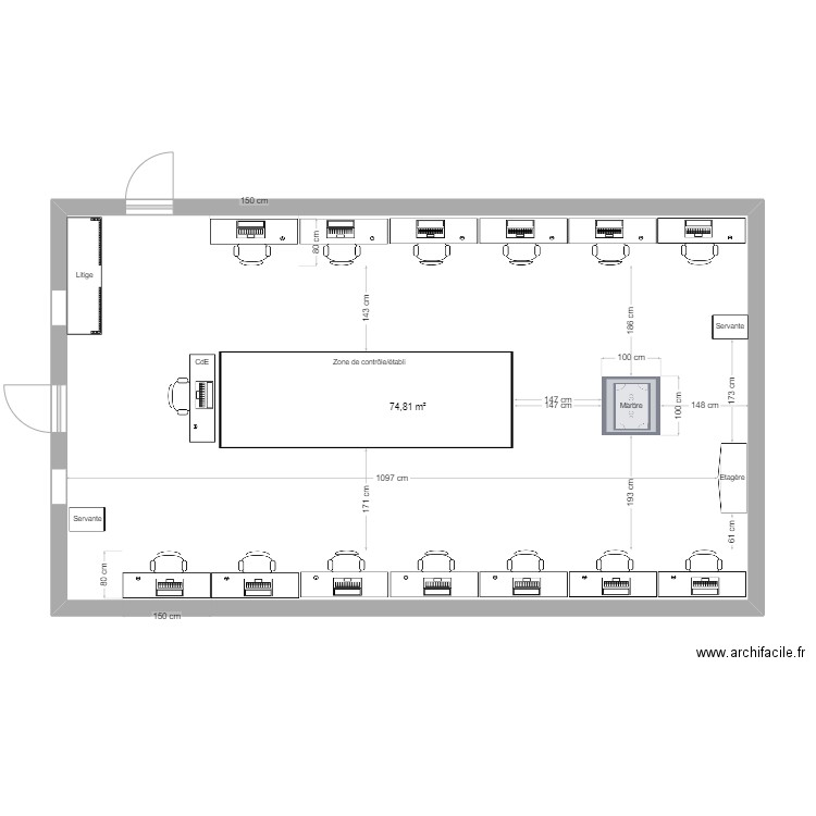 Implant2. Plan de 0 pièce et 0 m2