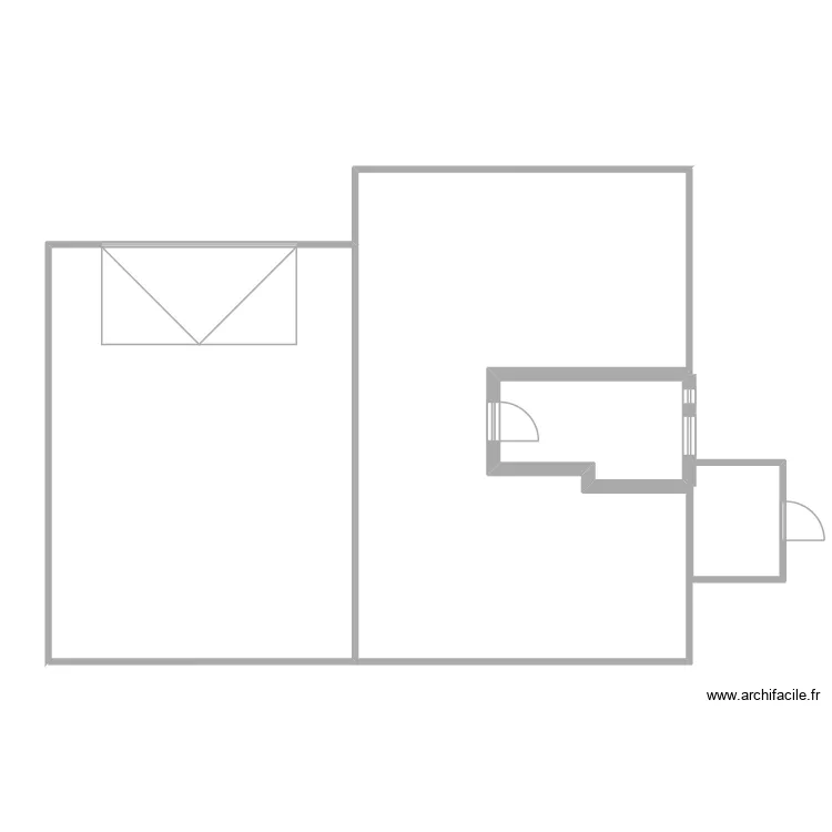 Cuderfin sous le temple. Plan de 4 Pièces et 122 m² Cuderfin sous le temple. Plan de 4 Pièces et 122 m²