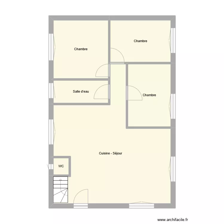 CALVOS Etage. Plan de 