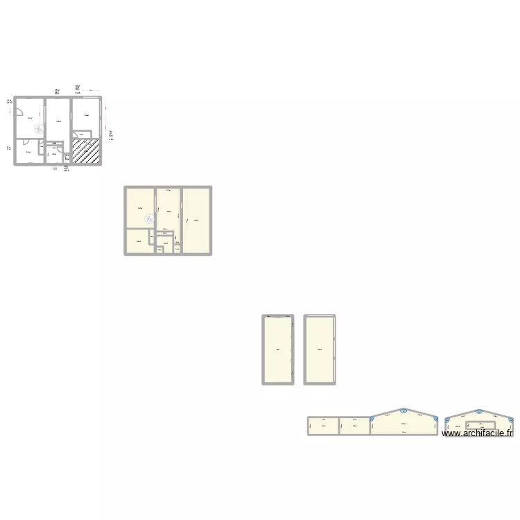 GUITTET. Plan de 26 et 376 m² GUITTET. Plan de 26 et 376 m²