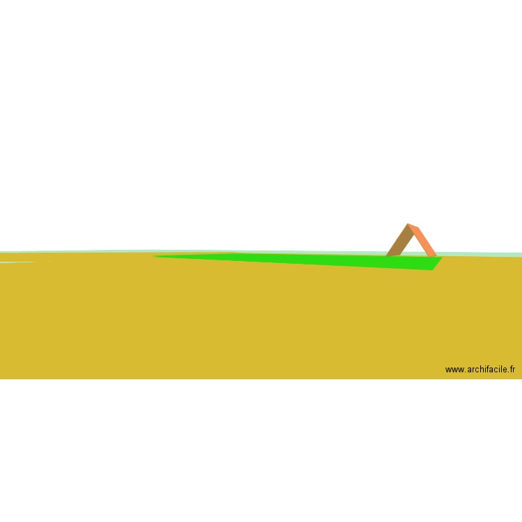 Maisn en A. Plan de 0 pièce et 0 m2