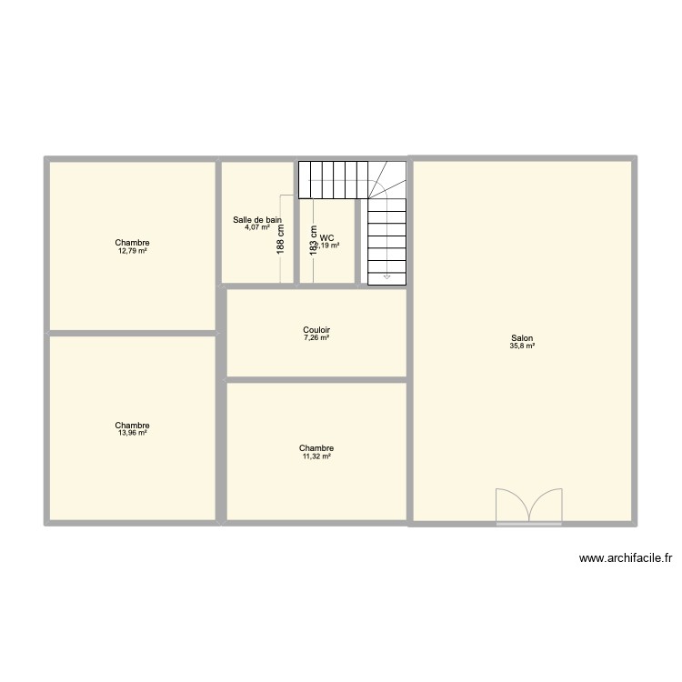 appartement Haut. Plan de 0 pièce et 0 m2