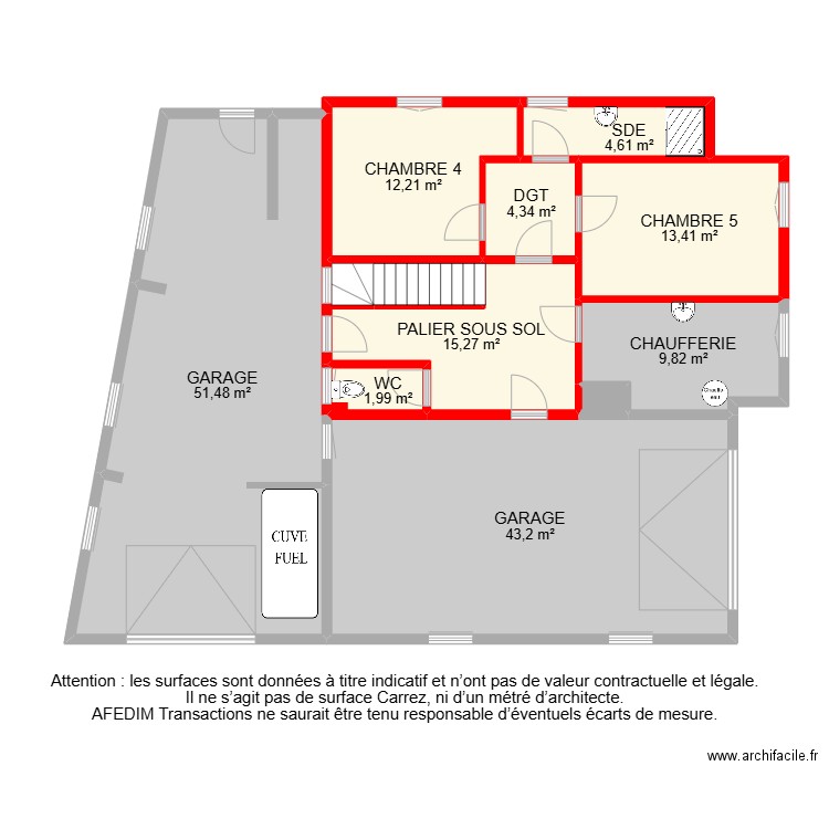 BI 23869 - . Plan de 44 pièces et 444 m2