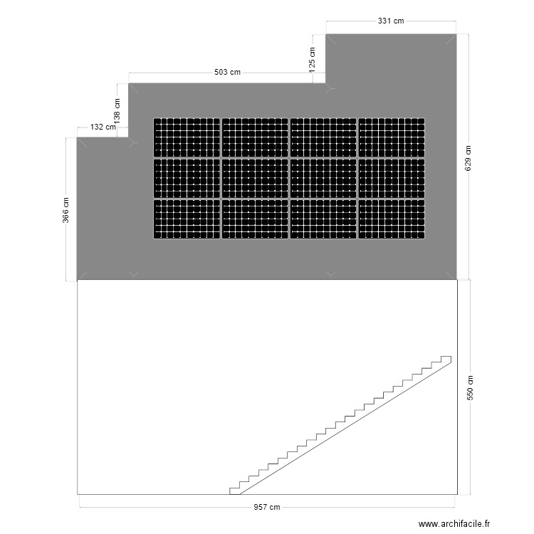  MORINIERE FLORENT FACADE. Plan de 3 pièces et 41 m2