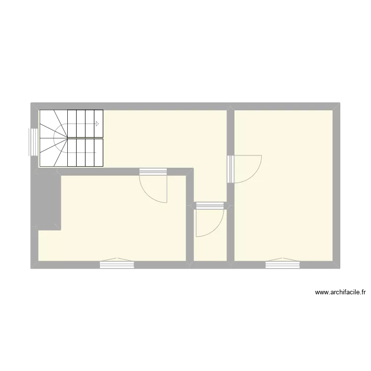 COUSIN - YVILLE SUR SEINE. Plan de 