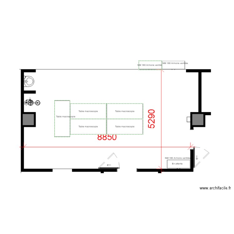 MAcroscopie. Plan de 0 pièce et 0 m2