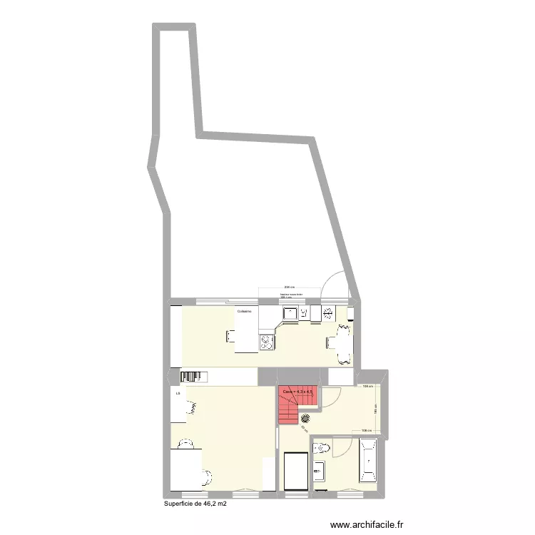 Maison Saultain RDC 2024. Plan de Maison Saultain RDC 2024. Plan de