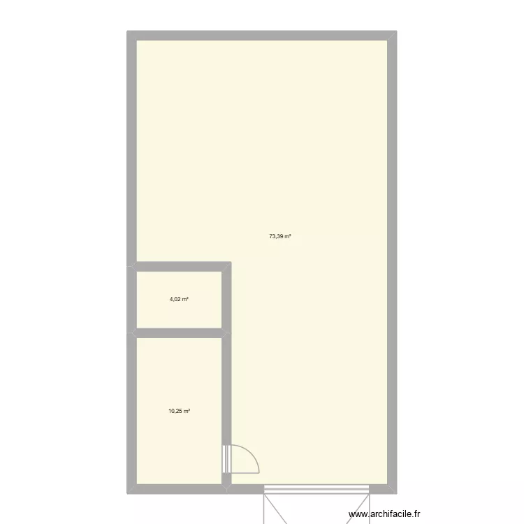 dddeded. Plan de 3 Pièces et 88 m²