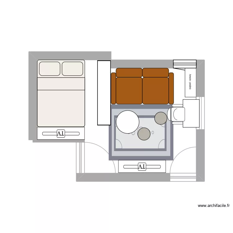 APPART 18E. Plan de 