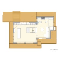 Manigod - étage 2 - couloir avnt -V2 chambre