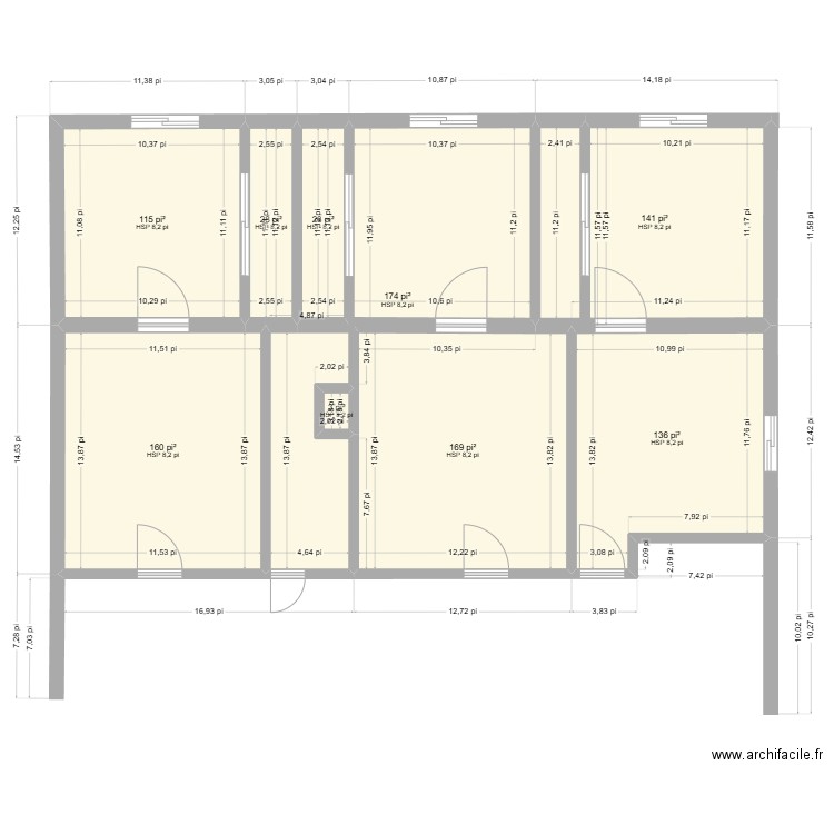 Agrandissement. Plan de 0 pièce et 0 m2