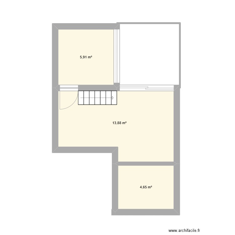 plan 2. Plan de 3 pièces et 24 m2