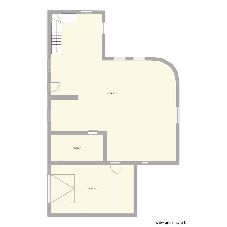 Nokia5K. Plan de 3  et 131 m²
