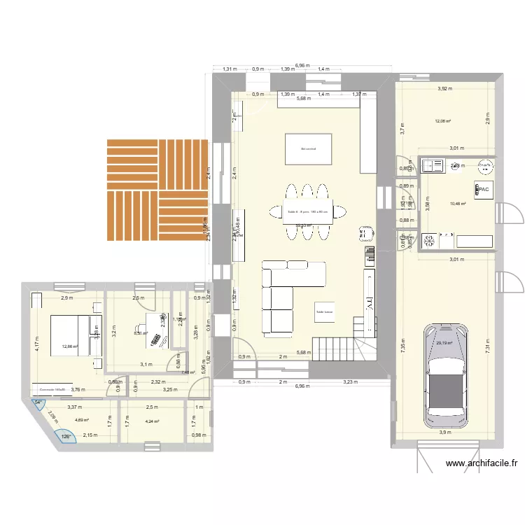 grange_etage. Plan de 11 et 152 m² grange_etage. Plan de 11 et 152 m²