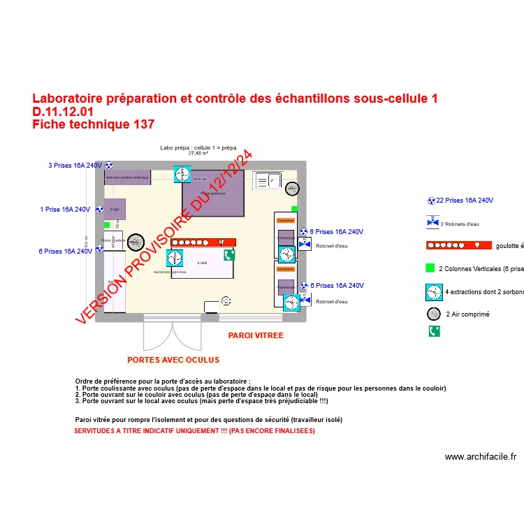 Fiche 137_labo pr&eacute;paration et controle &eacute;chantillon ss cellule 1 V5. Plan de 