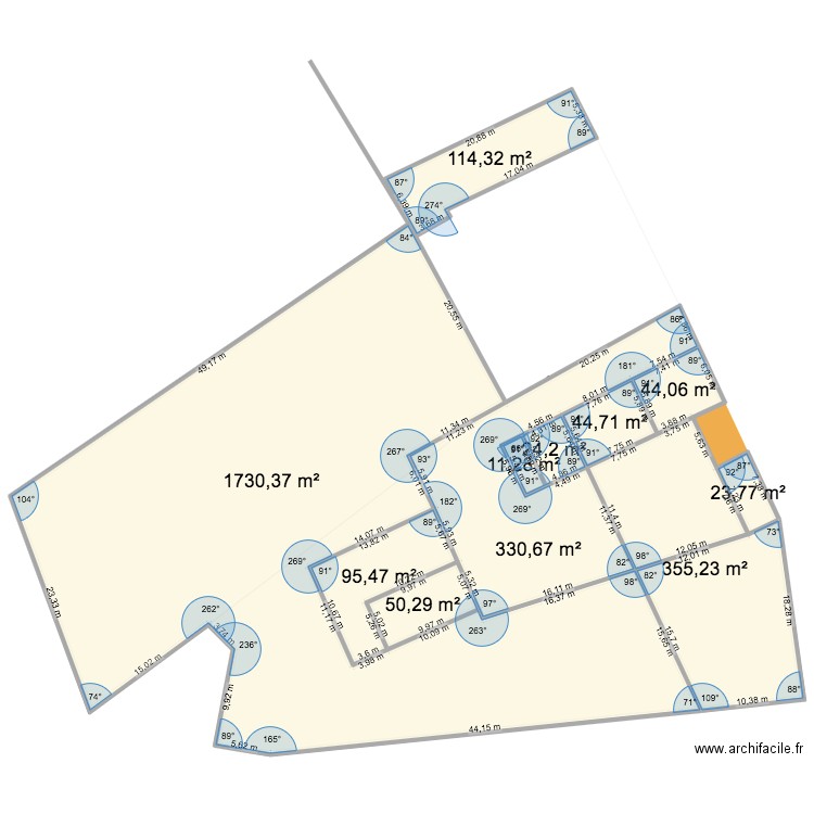 Maison Nogent 2. Plan de 11 pièces et 2824 m2
