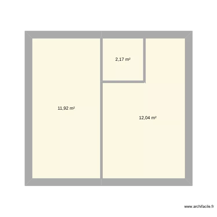 garage 2. Plan de 3 Pièces et 26 m² garage 2. Plan de 3 Pièces et 26 m²