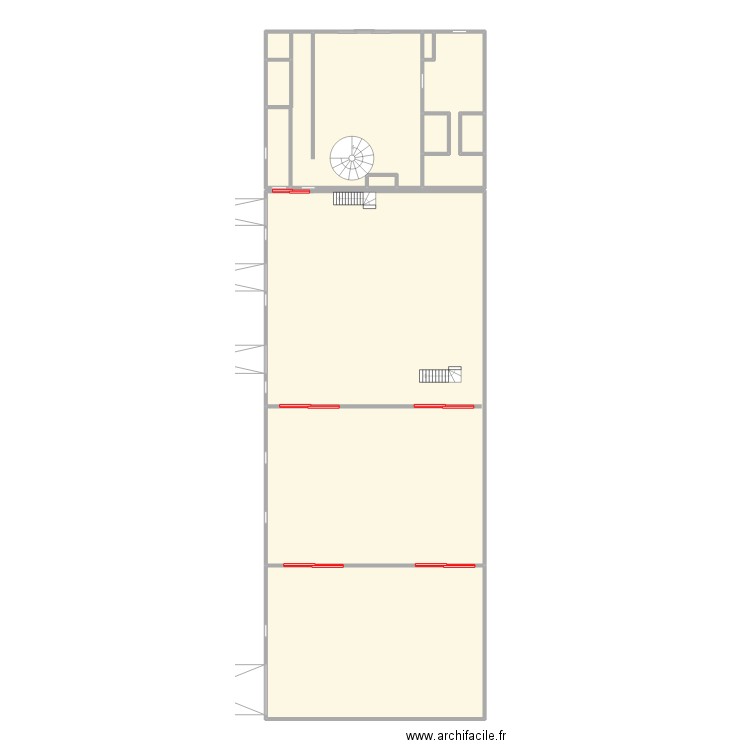 plan BZD. Plan de 10 pièces et 148 m2