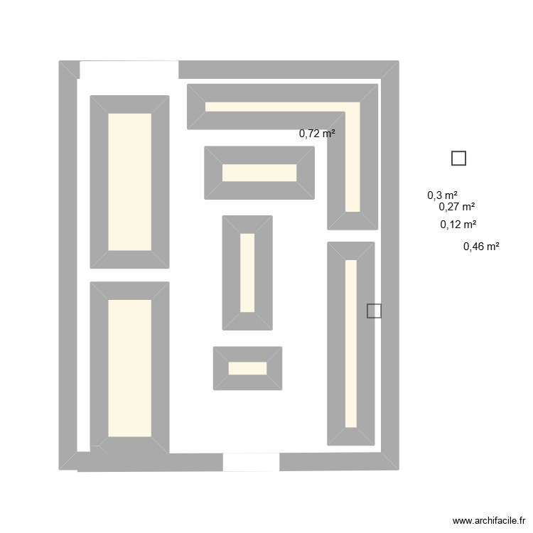 plan magasin. Plan de 0 pièce et 0 m2