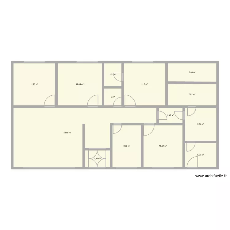kuoppa. Plan de 14 Pièces et 129 m² kuoppa. Plan de 14 Pièces et 129 m²