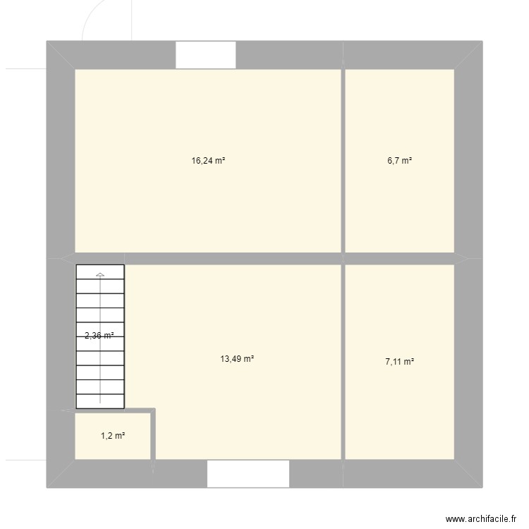 normand. Plan de 11 pièces et 109 m2