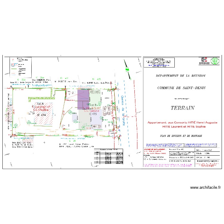 Esquisse IC475 Che de la grotte. Plan de 0 pièce et 0 m2