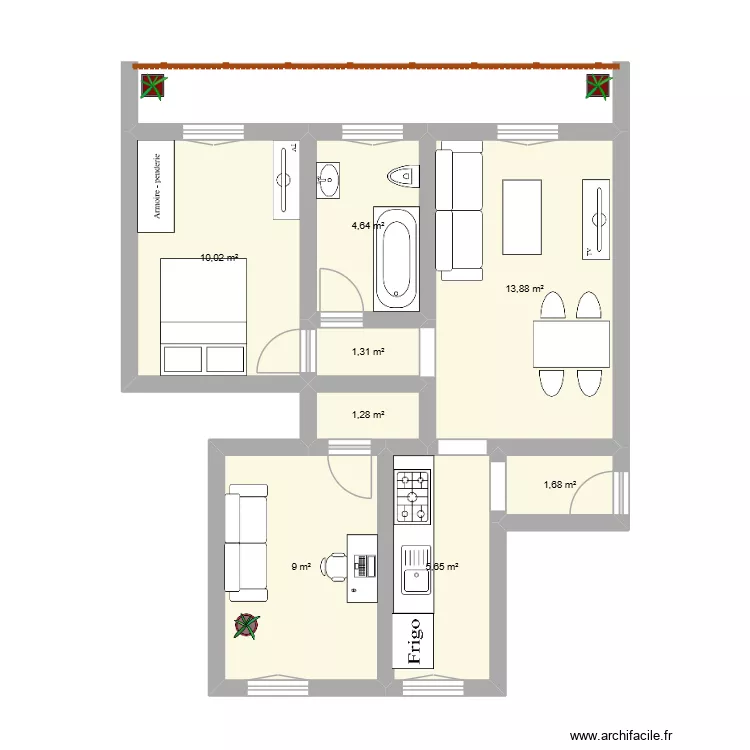 YDYSHYHE NUYTHJJEFDBUBNDUHBCXHJN GYE JDUGESDUJDZUSDYDZFDJSSY HDUIEDN ZSUDGIZNRBSFHVZKE. CI HGUJFA. Plan de 8  et 47 m²