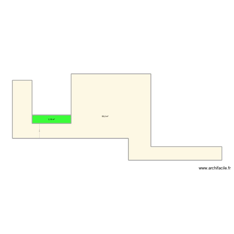 terrasse avocat. Plan de 0 pièce et 0 m2