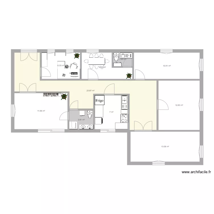 Micro Cr&eacute;ches. Plan de 