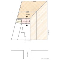 plan de masse immeuble 2 Av. Piccioni et cour
