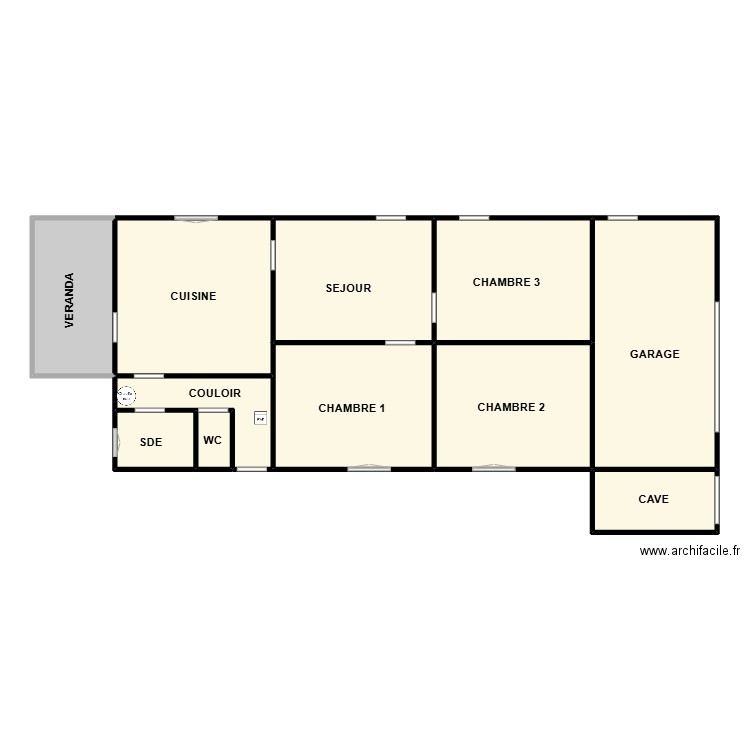 BOURMEAU. Plan de 11 pièces et 156 m2