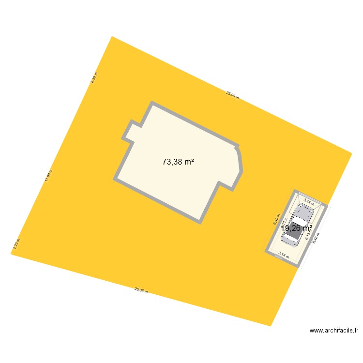 karybou59 - garage. Plan de 2 pièces et 93 m2