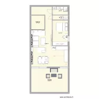 Appart en p&eacute;tant un seul mur