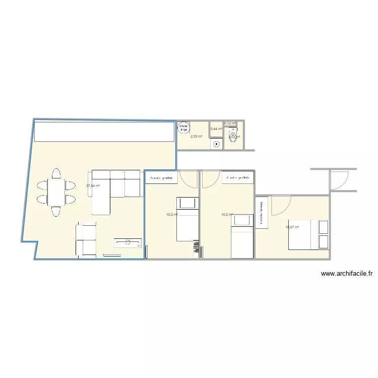 Appart. Plan de Appart. Plan de