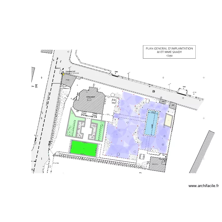 saddy arrosage. Plan de 