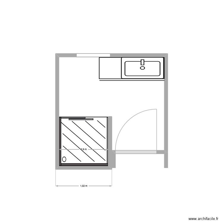 Salle de bain. Plan de 0 pièce et 0 m2