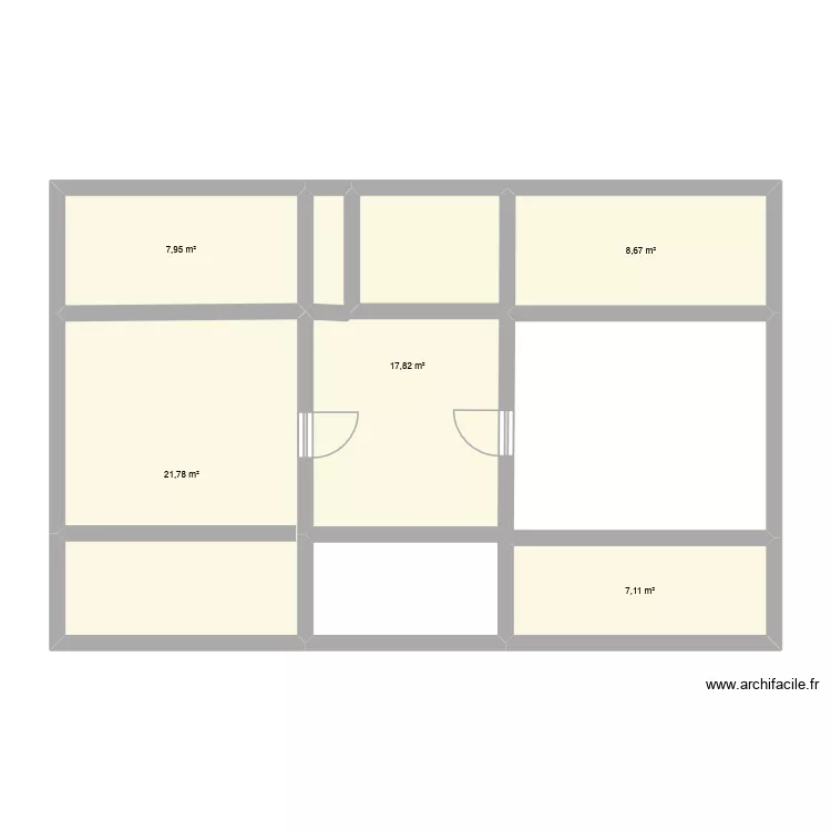 2 veigneplage. Plan de 