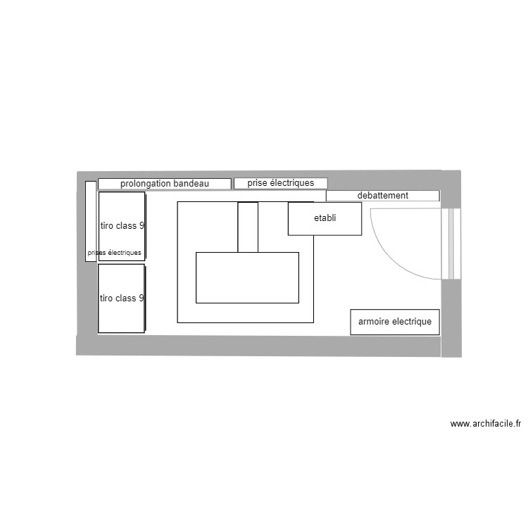 atelier mecanique. Plan de 0 pièce et 0 m2