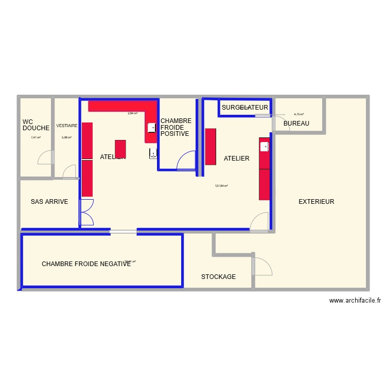 RIOACHA materiel. Plan de 7 pièces et 187 m2