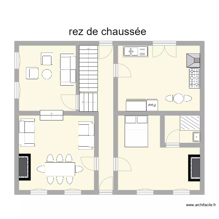 avenard rdc. Plan de avenard rdc. Plan de