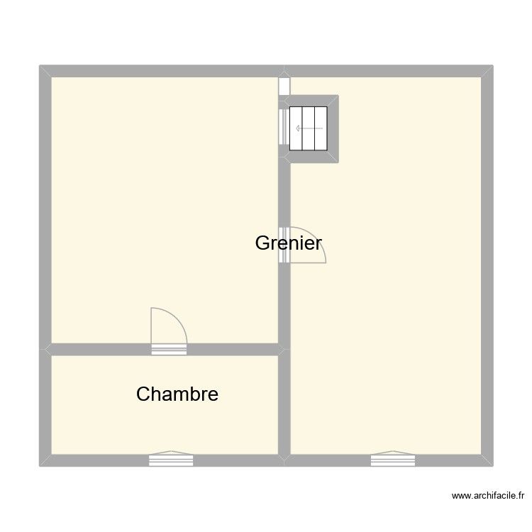 paron etage. Plan de 0 pièce et 0 m2