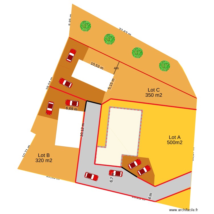 plan _11  fini sans blot. Plan de 1 pièce et 134 m2