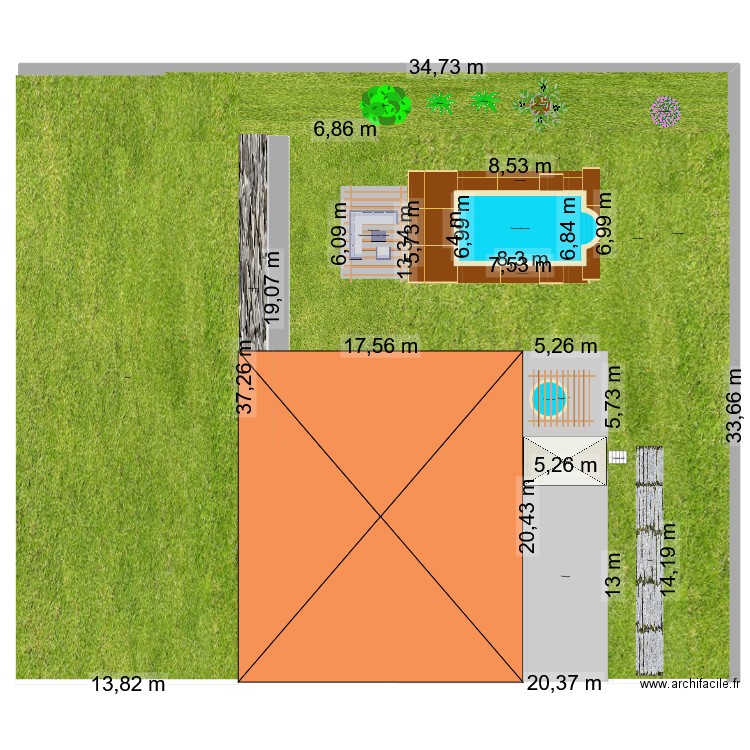 plan maison A. Plan de 0 pièce et 0 m2