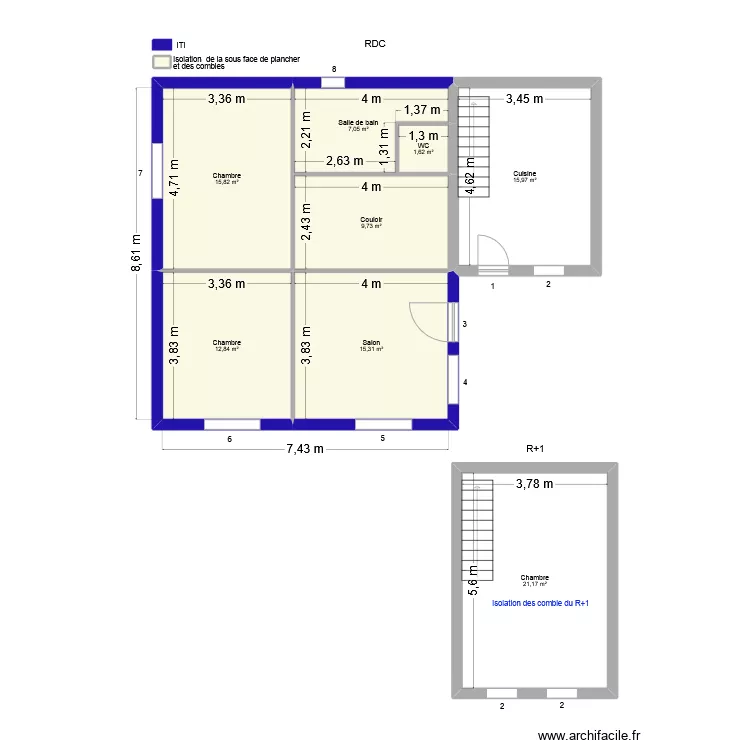 SOLEILHAC Chantal. Plan de 