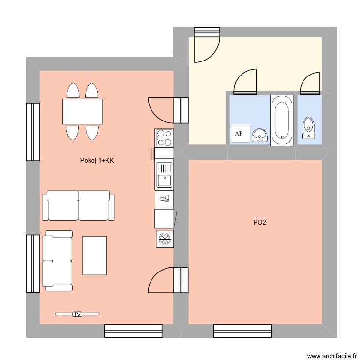 Hlavn&iacute; tř&iacute;da 301 byt 6-Hav&iacute;řov FINAL. Plan de 0 pièce et 0 m2