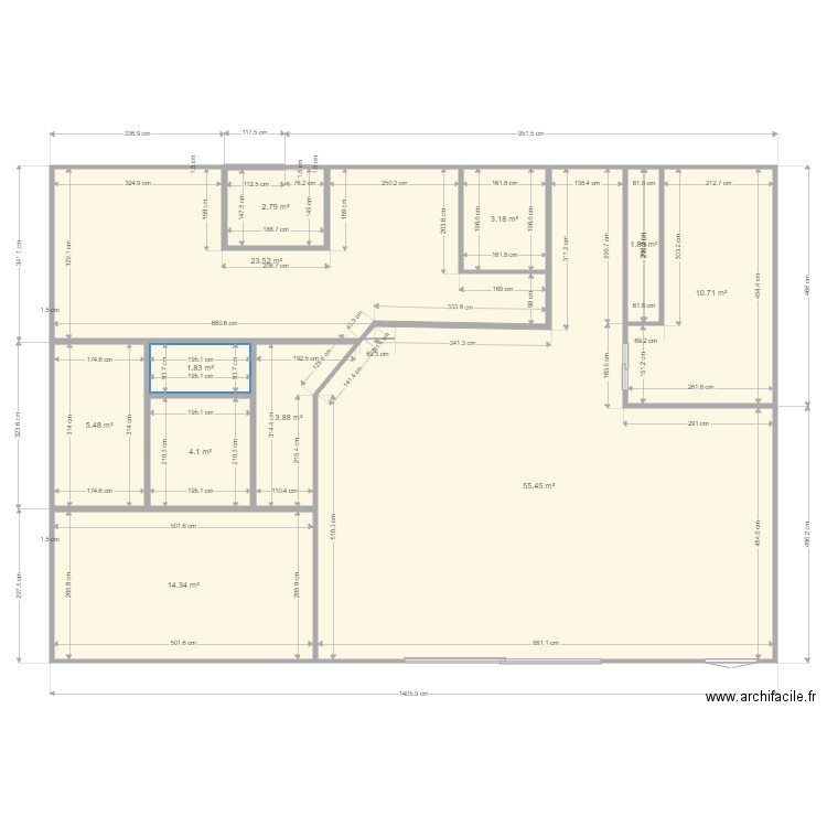 NORAIE FOLLE 1. Plan de 0 pièce et 0 m2