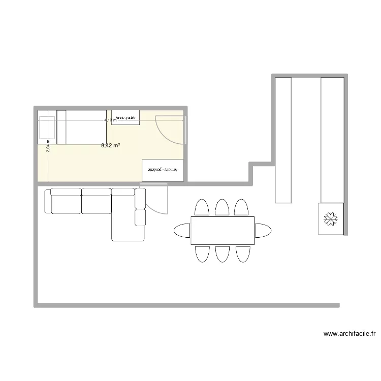 llan&ccedil;a. Plan de 